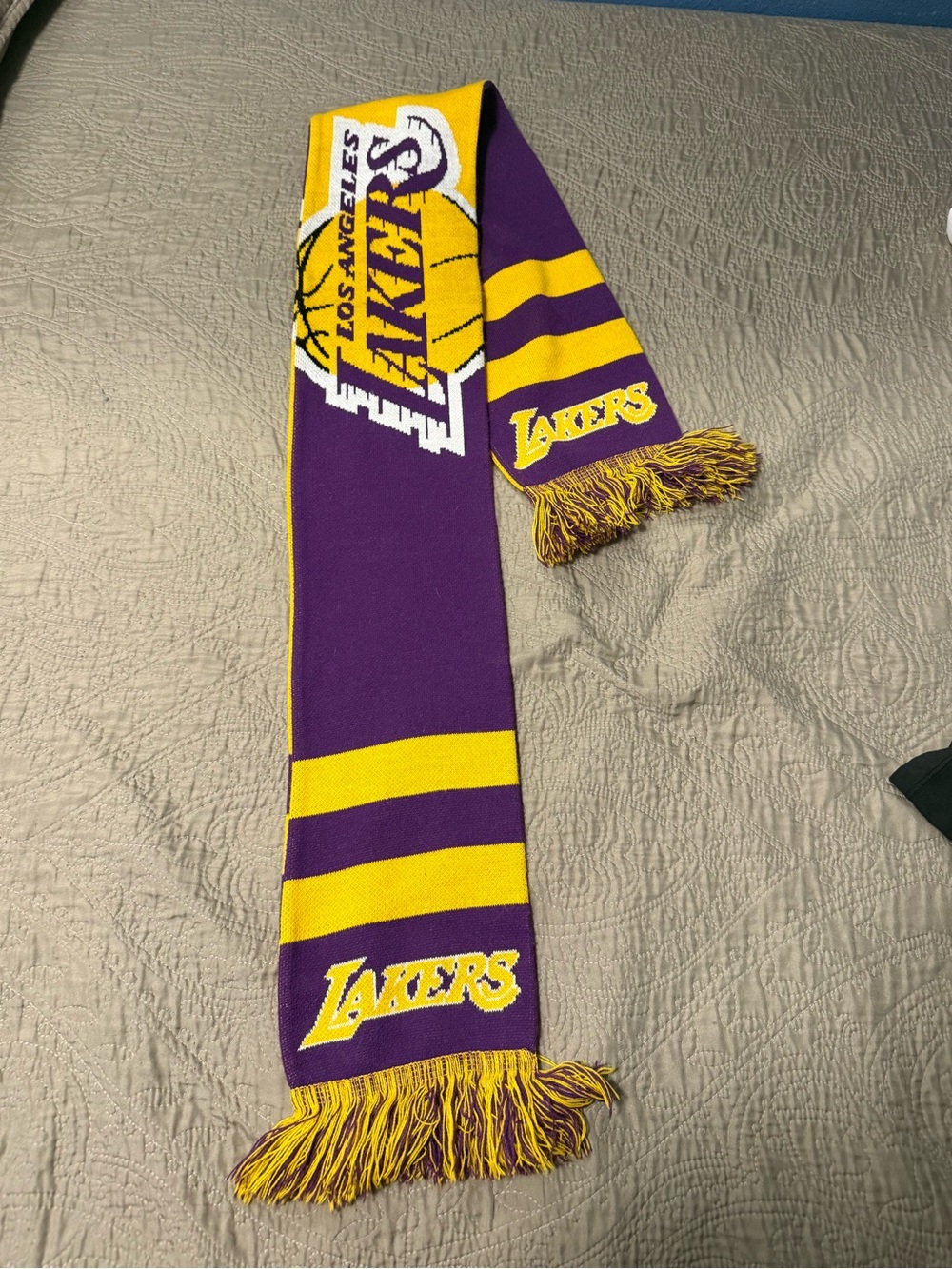 Lakers Purple & Gold Team Scarf